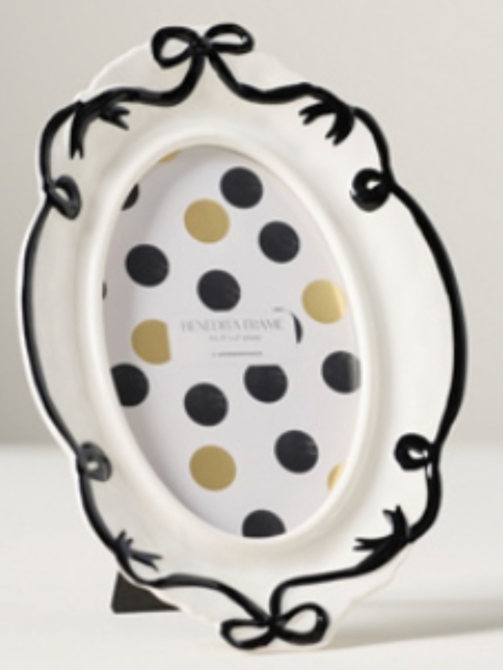 Anthropologie Benedita Collection 4 x 6 Photo Frame in Black & white. NWT